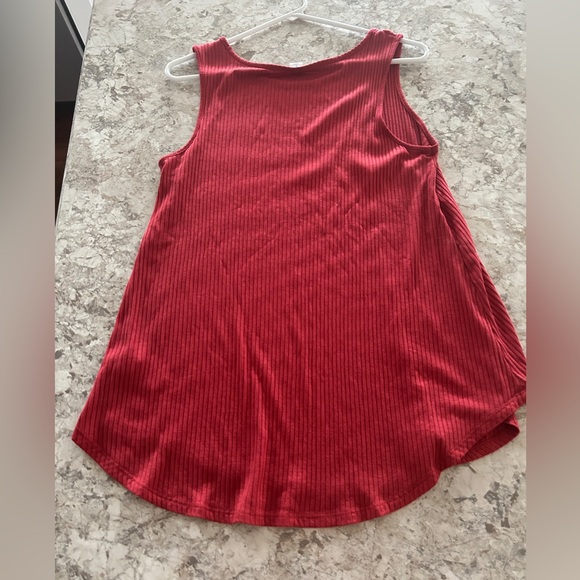 Women’s Old Navy Ribbed Tank Top Medium Dark Red - Picture 10 of 10